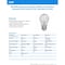 Feit Electric Feit White A15 E26 (Medium) Filament LED Bulb Daylight 60 Watt Equivalence 2 pk BPA1560950WFIL2 - alternate 5